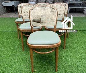 Ghế ăn gỗ Thonet 811 nệm 