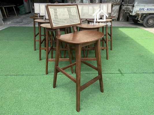 Ghế Bar Secco tựa vuông