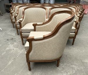 Sofa gỗ Louis XVI tân cổ điển