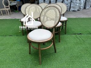 Ghế ăn gỗ Mirror Thonet nệm