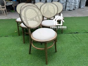 Ghế ăn gỗ Mirror Thonet nệm 