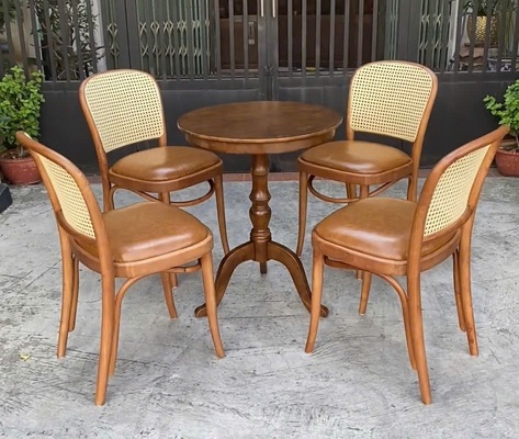 BỘ BÀN GHẾ GỖ THONET – MANG HƠI THỞ CHÂU ÂU VÀO KHÔNG GIAN CAFE CỦA BẠN