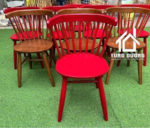Ghế gỗ cafe Pinstol 9nan