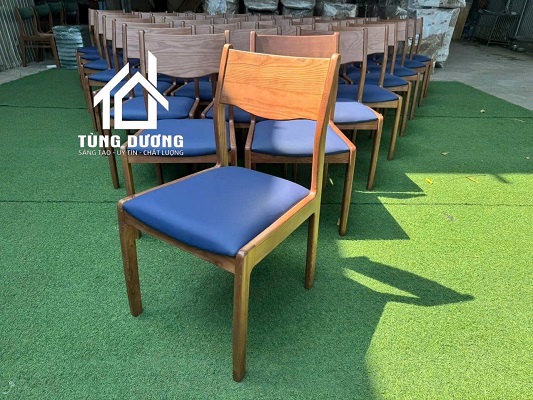 Ghế gỗ Berlin mê nệm