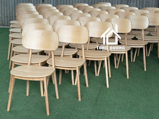 Ghế gỗ Secco tựa gỗ