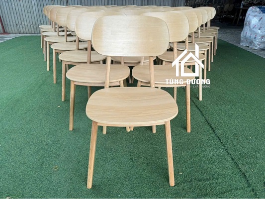 Ghế gỗ Secco tựa gỗ