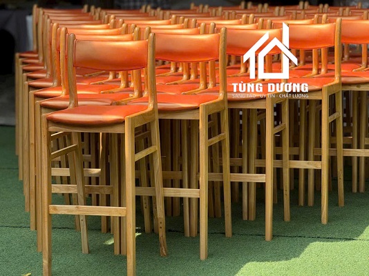 Ghế bar gỗ Bella