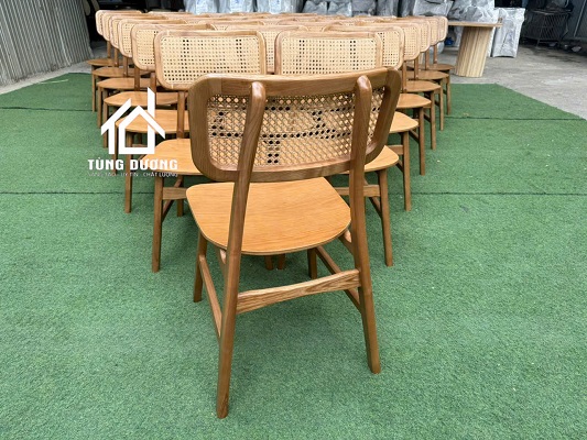 Ghế gỗ cafe Siva mê gỗ