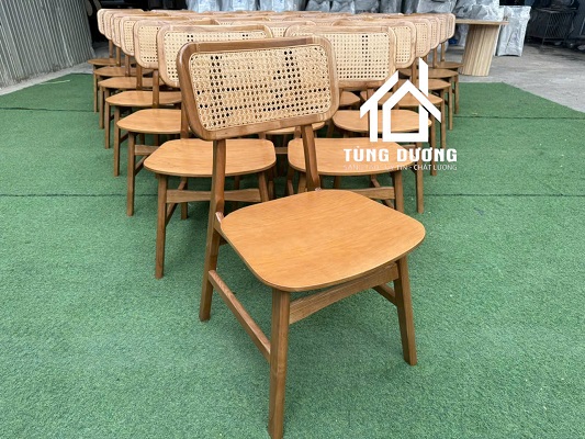 Ghế gỗ cafe Siva mê gỗ