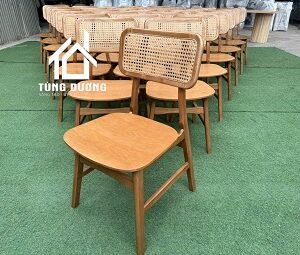 Ghế gỗ cafe Siva mê gỗ