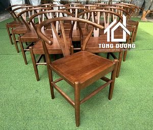 Ghế gỗ Wishbone mê gỗ